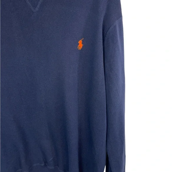 Polo Ralph Lauren men’s blue cotton crewneck classic sweater size XL - Picture 2 of 5